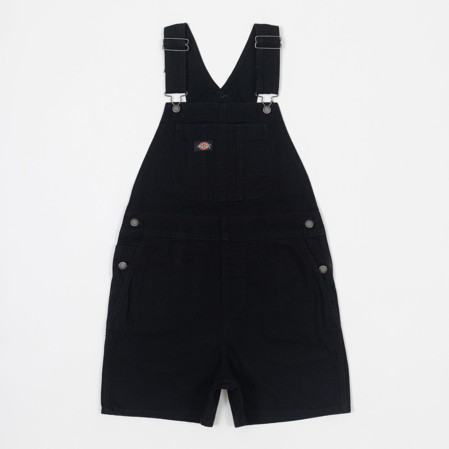 Women's DICKIES Duck Canvas Short Dunagrees in BLACK