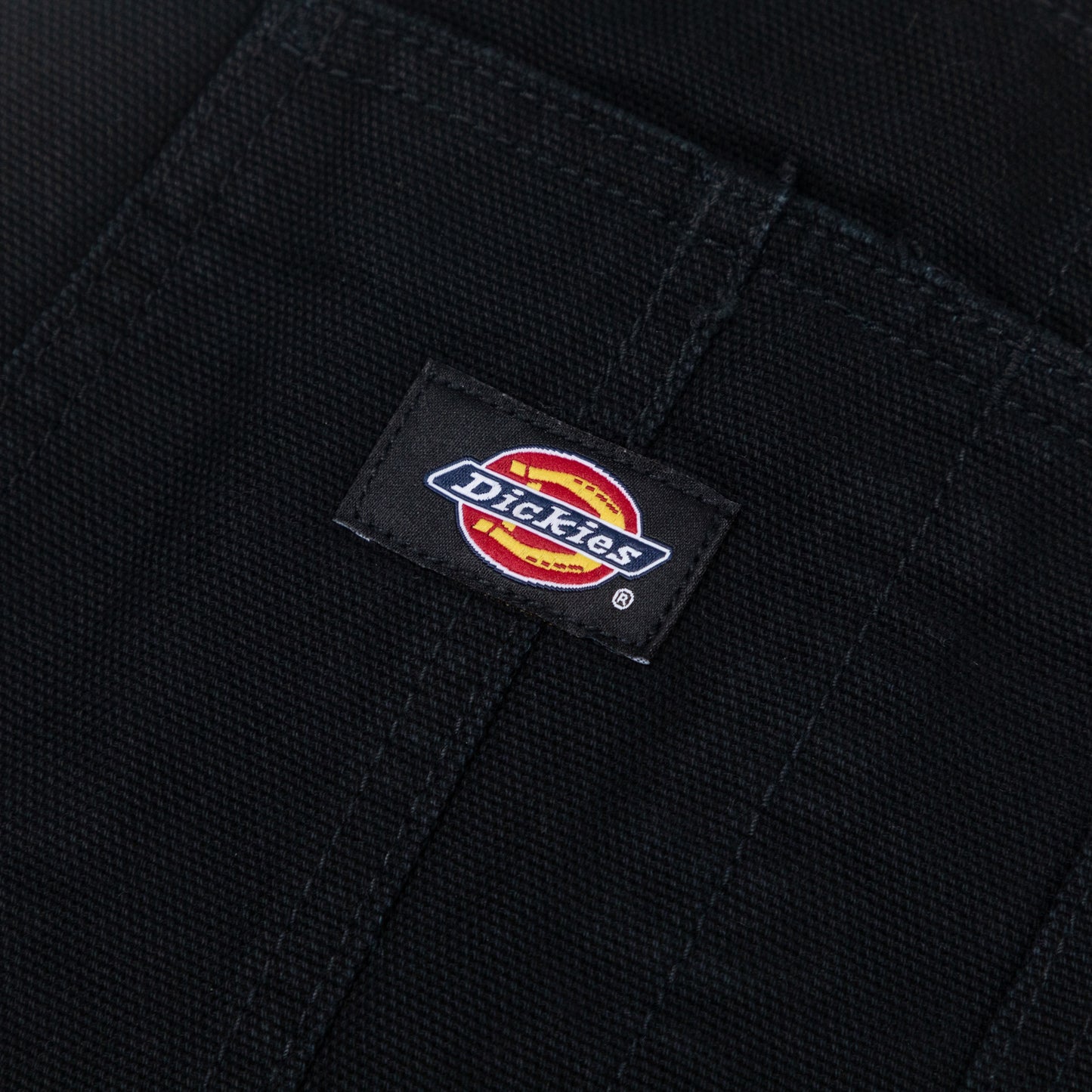 Women's DICKIES Duck Canvas Short Dunagrees in BLACK