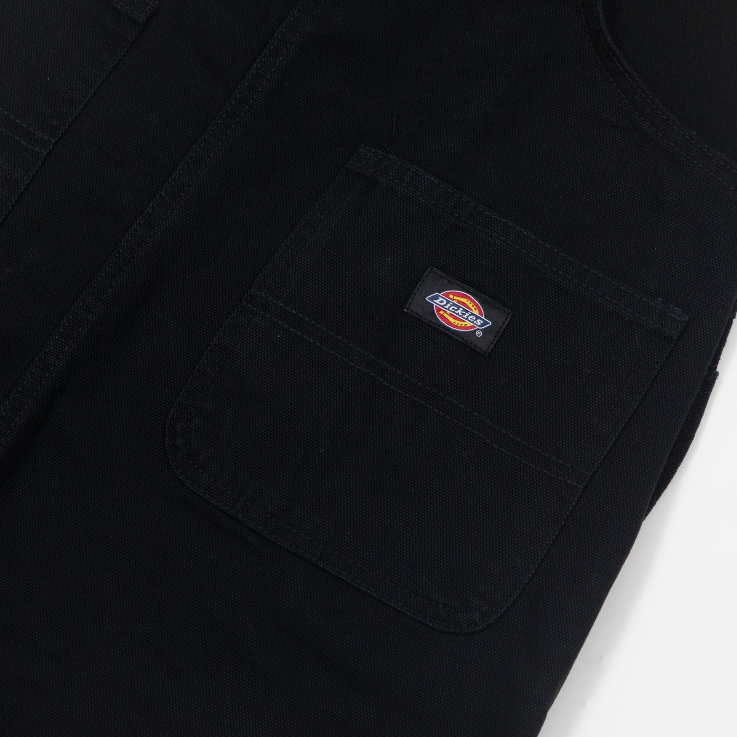 Women's DICKIES Duck Canvas Short Dunagrees in BLACK