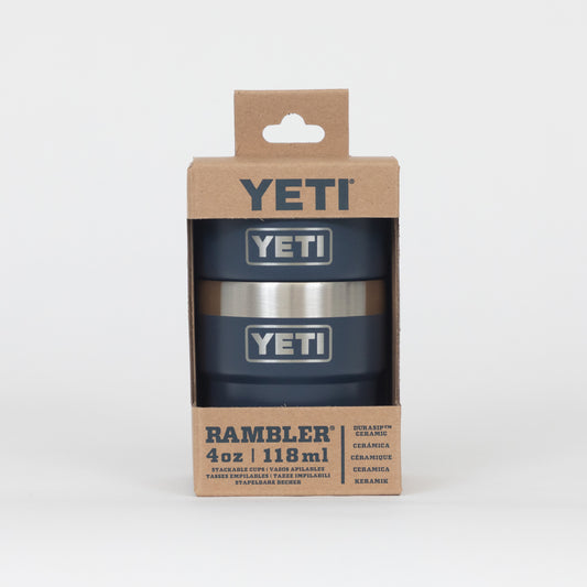 YETI Rambler® 4 oz (118 ml) Stackable Cups with Durasip™ Ceramic Lining in Navy