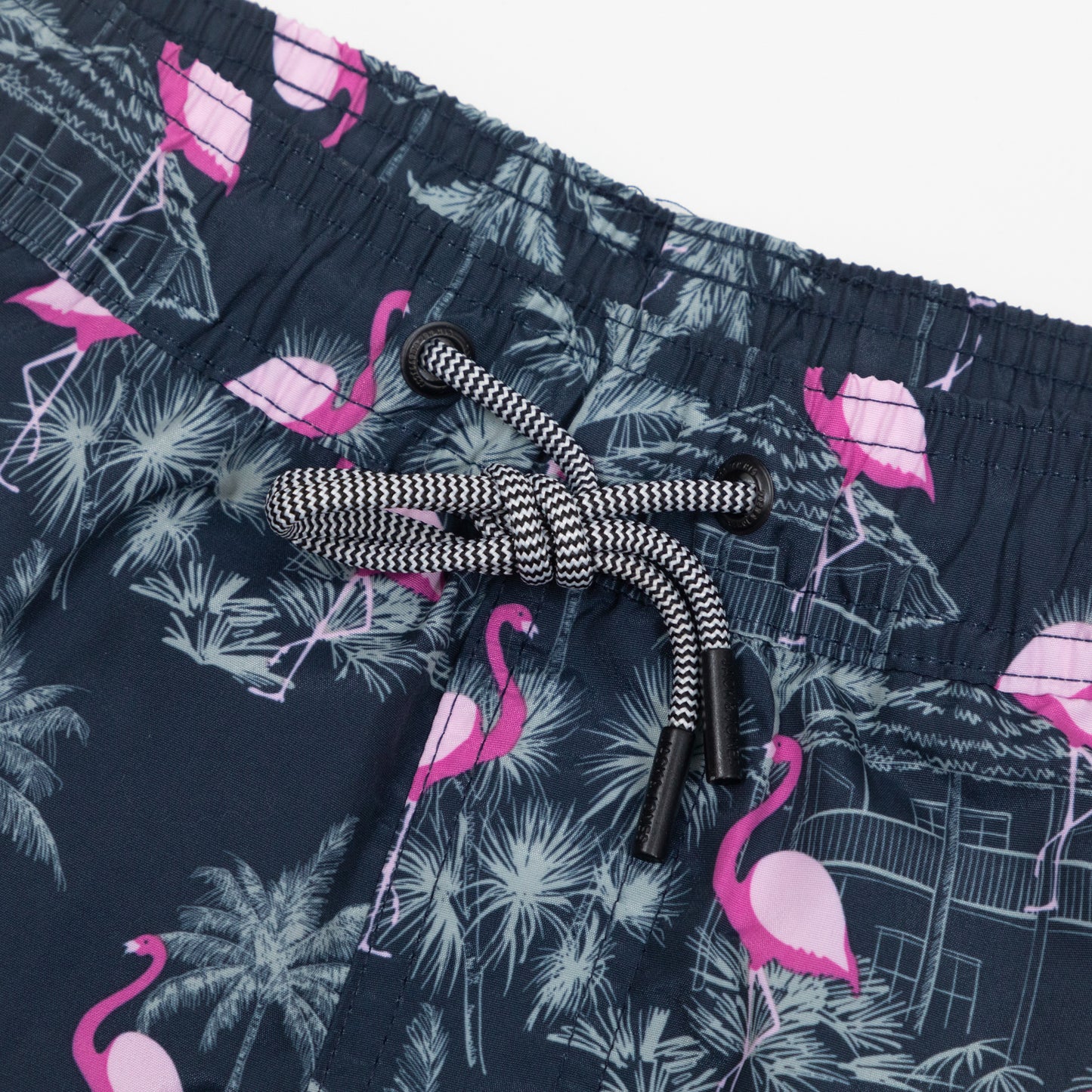 JACK & JONES Fiji Flamingo Swim Shorts in NAVY