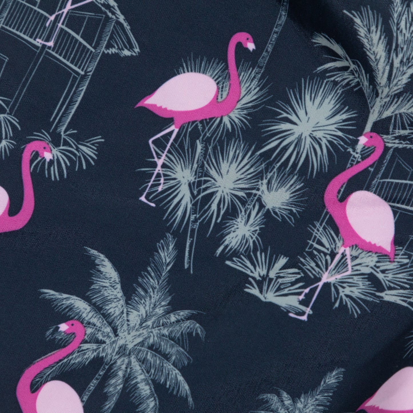 JACK & JONES Fiji Flamingo Swim Shorts in NAVY