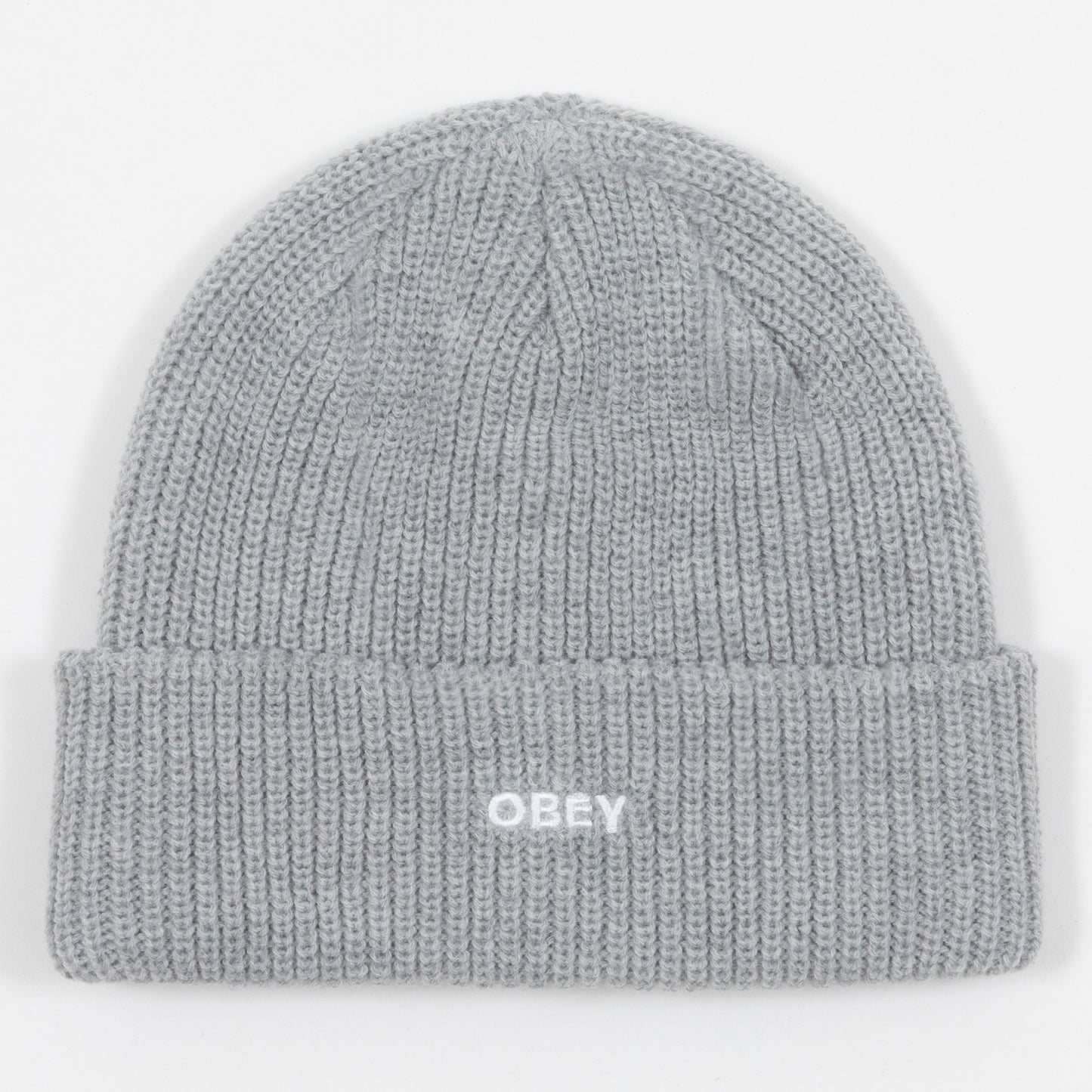 OBEY Future Beanie in HEATHER GREY