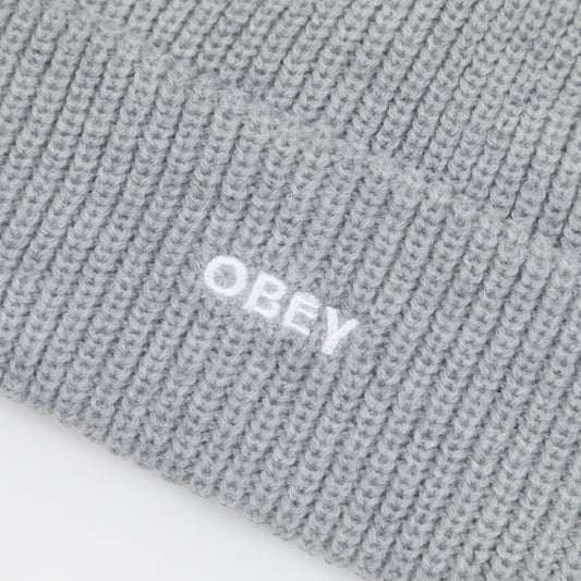 OBEY Future Beanie in HEATHER GREY
