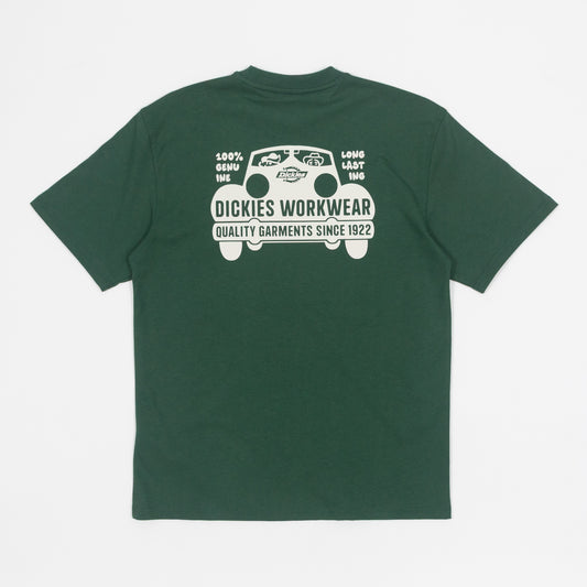 DICKIES Gordonsville T-Shirt in PINE GREEN