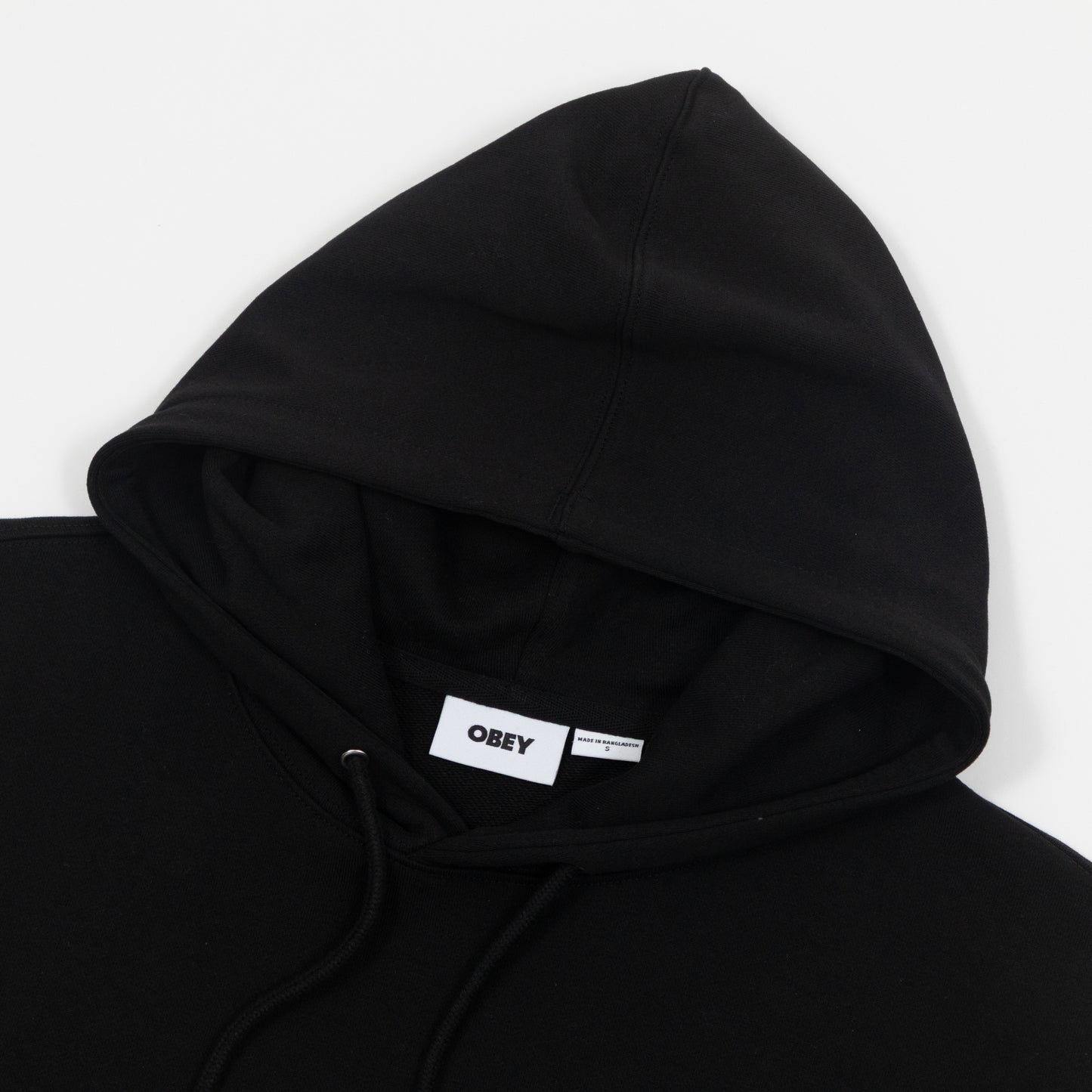 OBEY Heavyweight Terry Hoodie in BLACK