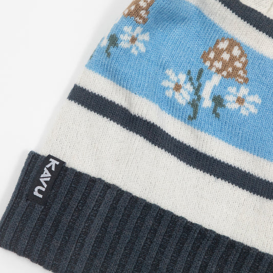 KAVU Herschel Pom Beanie in MUSHROOM PATCH