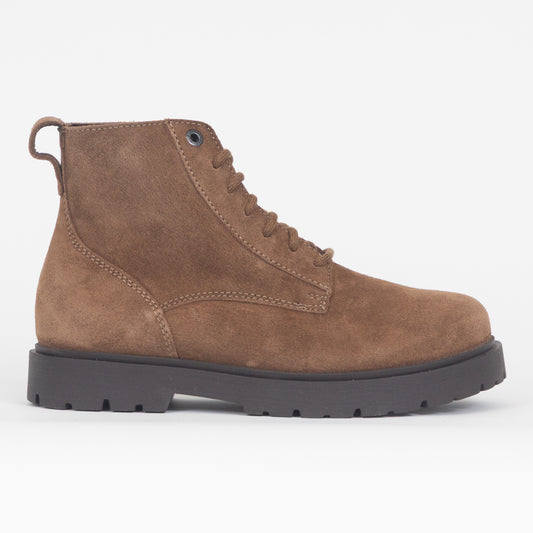 Womens BIRKENSTOCK Highwood Lace Up Mid Boots in DARK TEA
