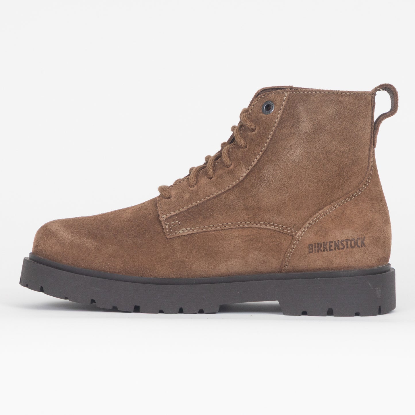 Womens BIRKENSTOCK Highwood Lace Up Mid Boots in DARK TEA