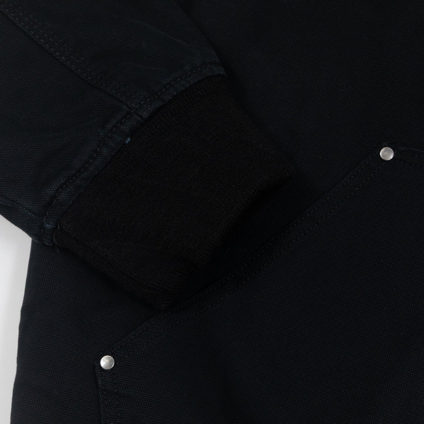 DICKIES Hilham Hooded Canvas Jacket in BLACK