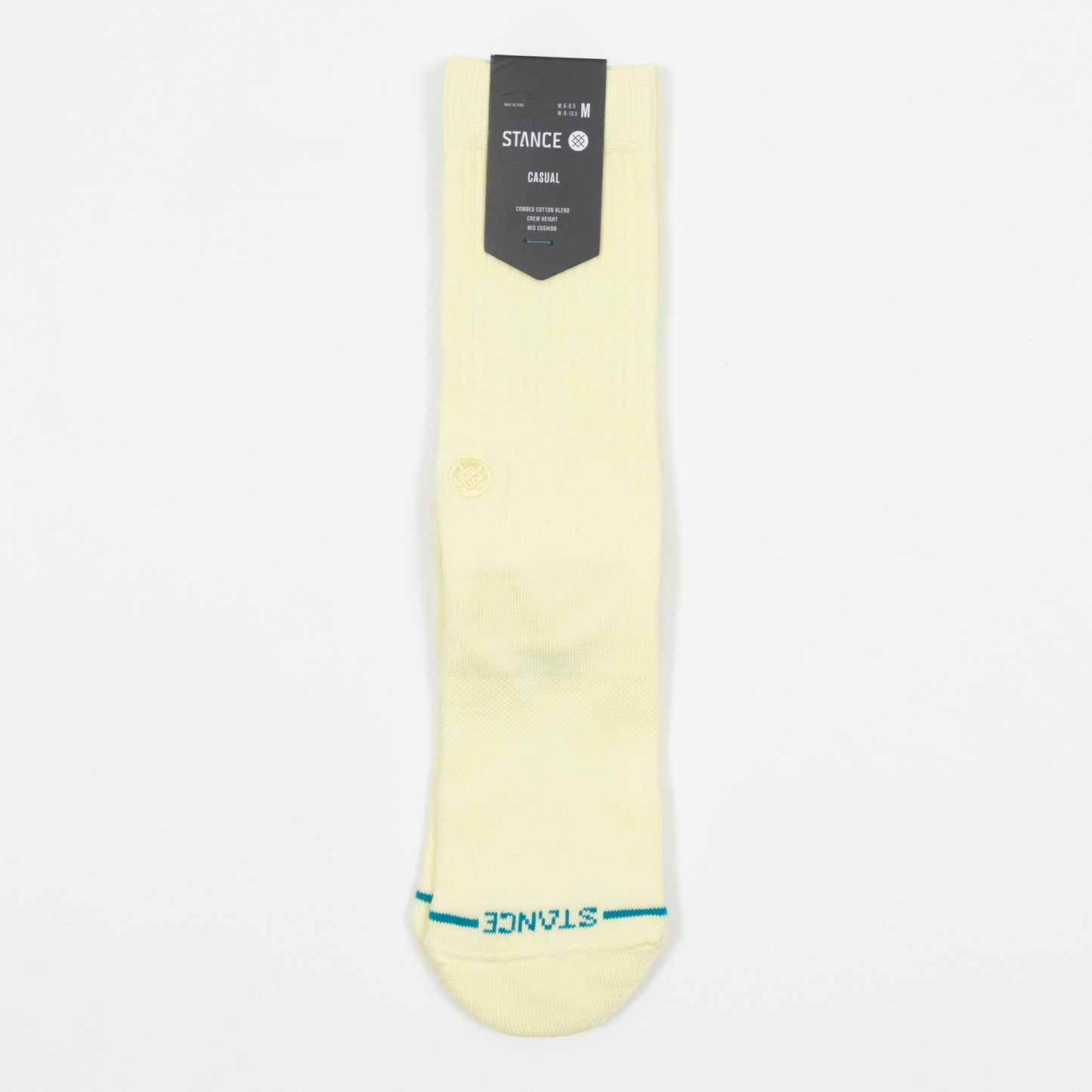 STANCE Icon Crew Socks in BUTTER
