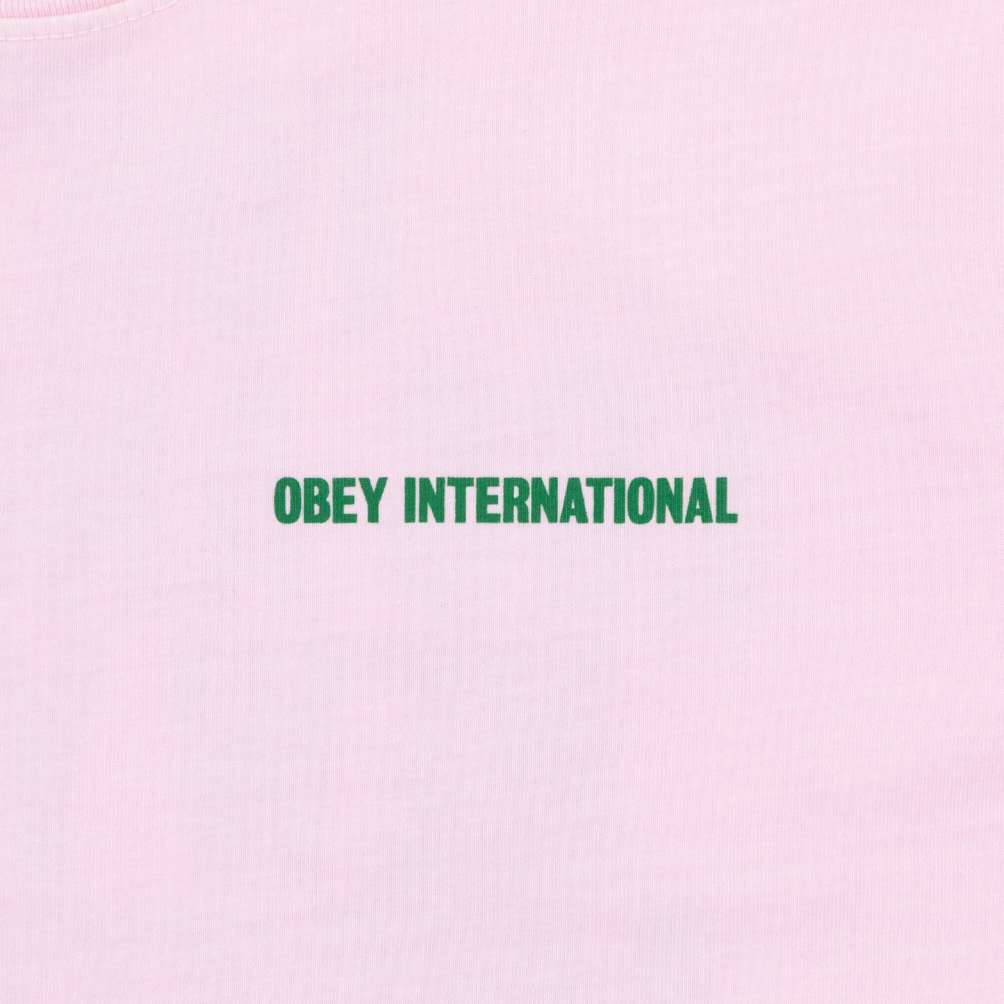 Womens OBEY International Cities T-Shirt in PINK
