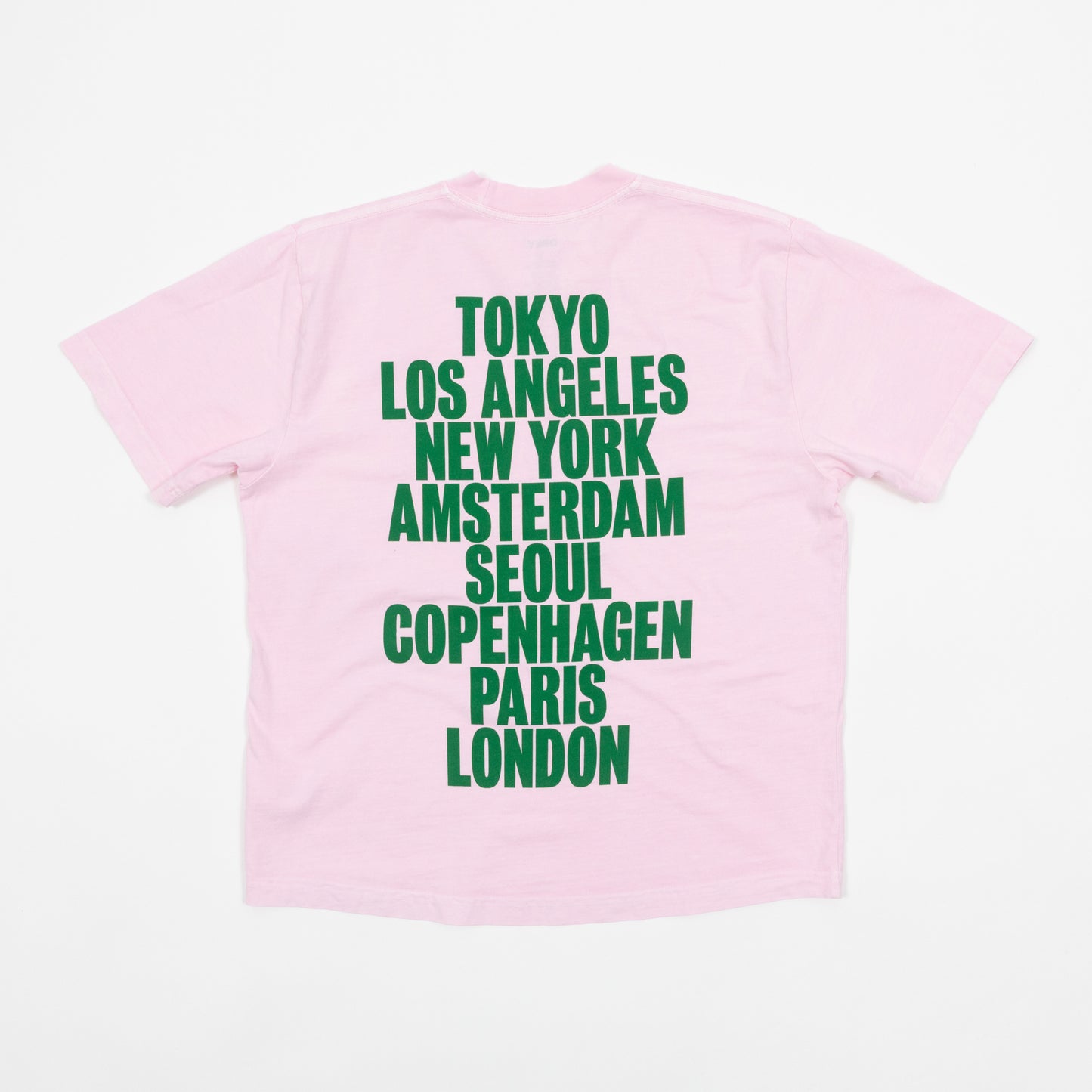 Womens OBEY International Cities T-Shirt in PINK