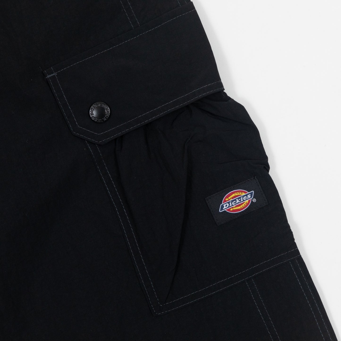 Womens DICKIES Jackson Cargo Trousers in BLACK