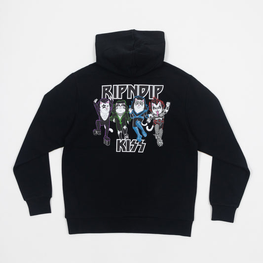 RIPNDIP X KISS Made for Lovin' Hoodie in BLACK