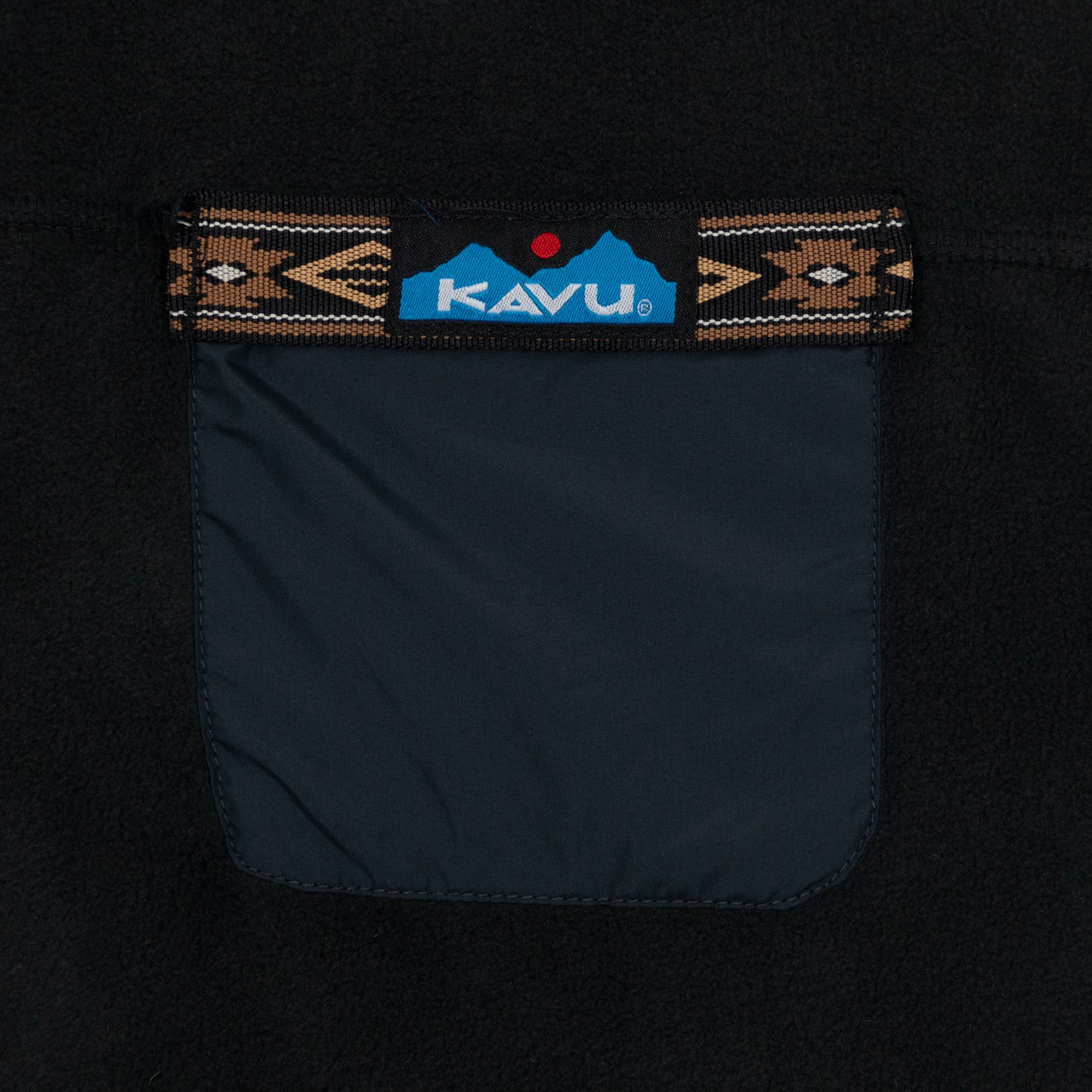 Womens KAVU Kelowna Fleece Sweatshirt in BLACK