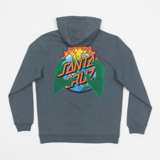 SANTA CRUZ Kendall End Of The Dot Hoodie in STORM GREY