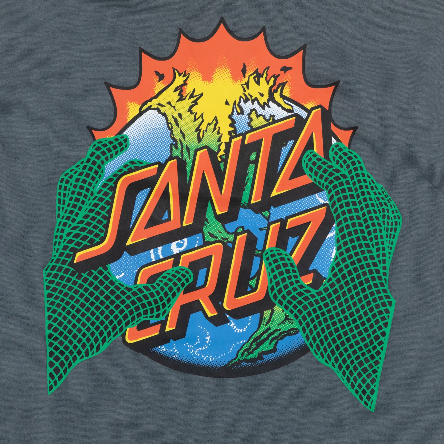 SANTA CRUZ Kendall End Of The Dot Hoodie in STORM GREY