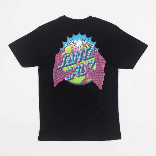 SANTA CRUZ Kendall End Of The Dot T-Shirt in BLACK