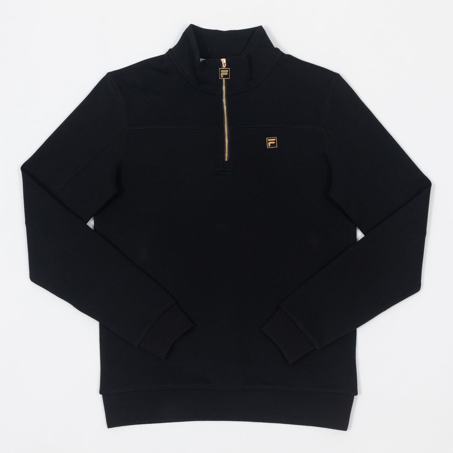 FILA Kevin Half Zip Premium Sweatshirt in BLACK