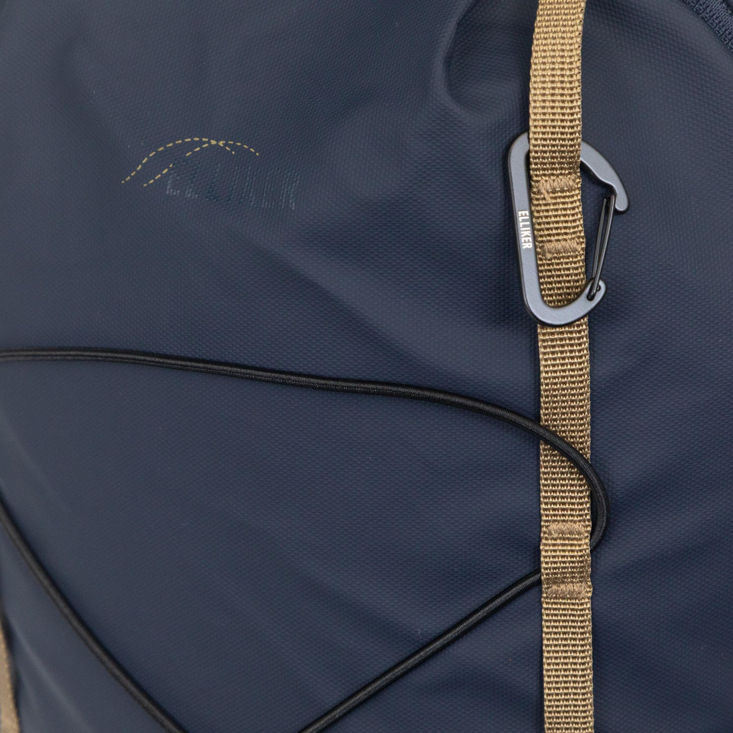 ELLIKER Kiln Hooded Zip Top Backpack in NAVY