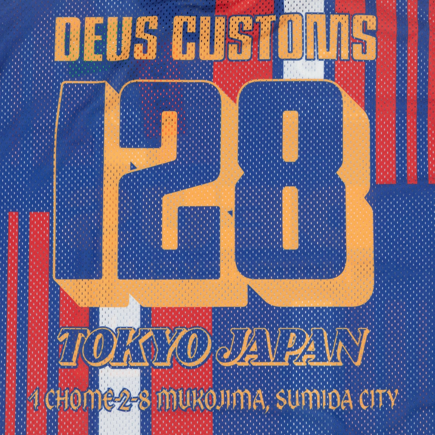 back view close up motorcycle jersey