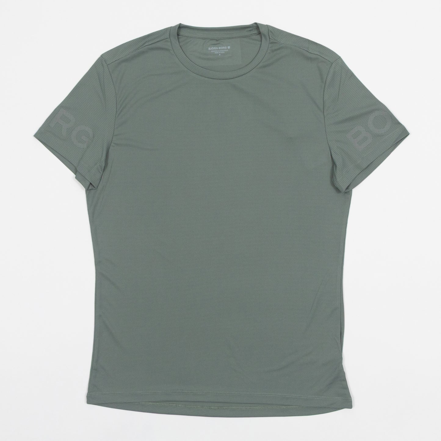 BJORN BORG Light Gym T-Shirt in AGAVE GREEN