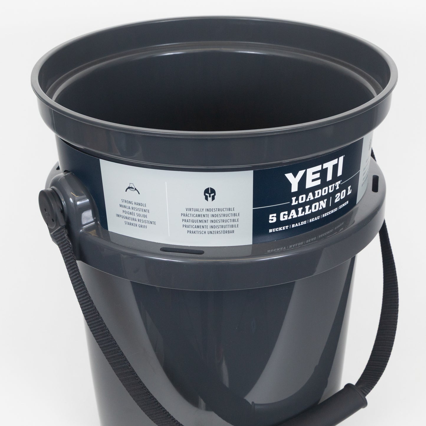 YETI Loadout 5 Gallon Bucket in CHARCOAL