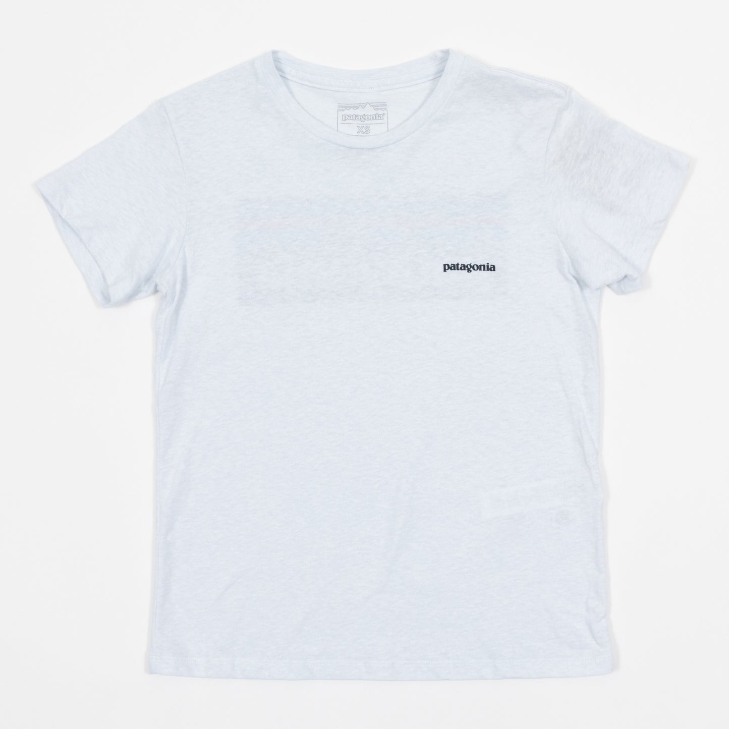 Womens PATAGONIA Logo Responsibili-Tee T-Shirt in WHITE