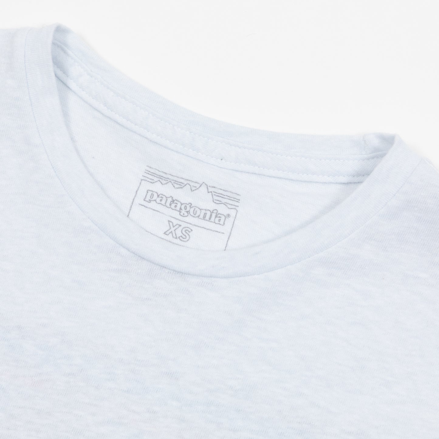 Womens PATAGONIA Logo Responsibili-Tee T-Shirt in WHITE