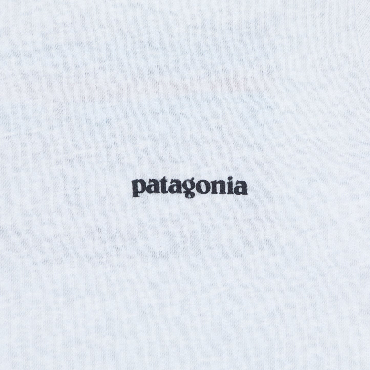 Womens PATAGONIA Logo Responsibili-Tee T-Shirt in WHITE