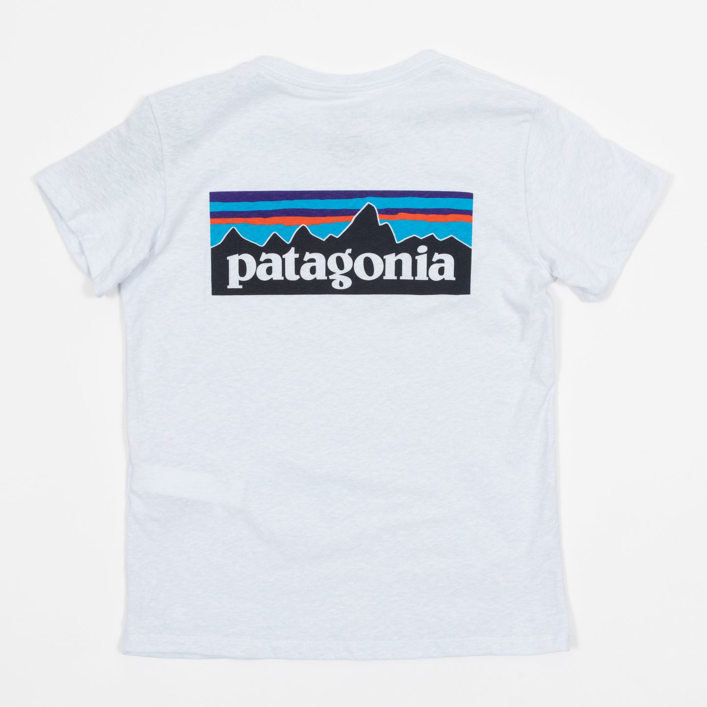 Womens PATAGONIA Logo Responsibili-Tee T-Shirt in WHITE