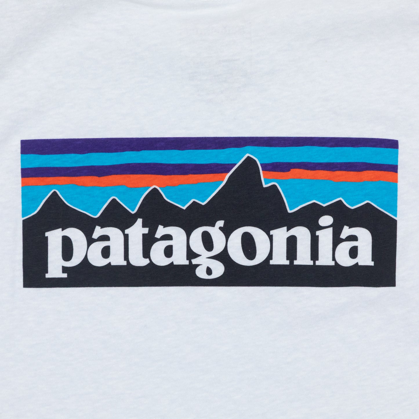 Womens PATAGONIA Logo Responsibili-Tee T-Shirt in WHITE