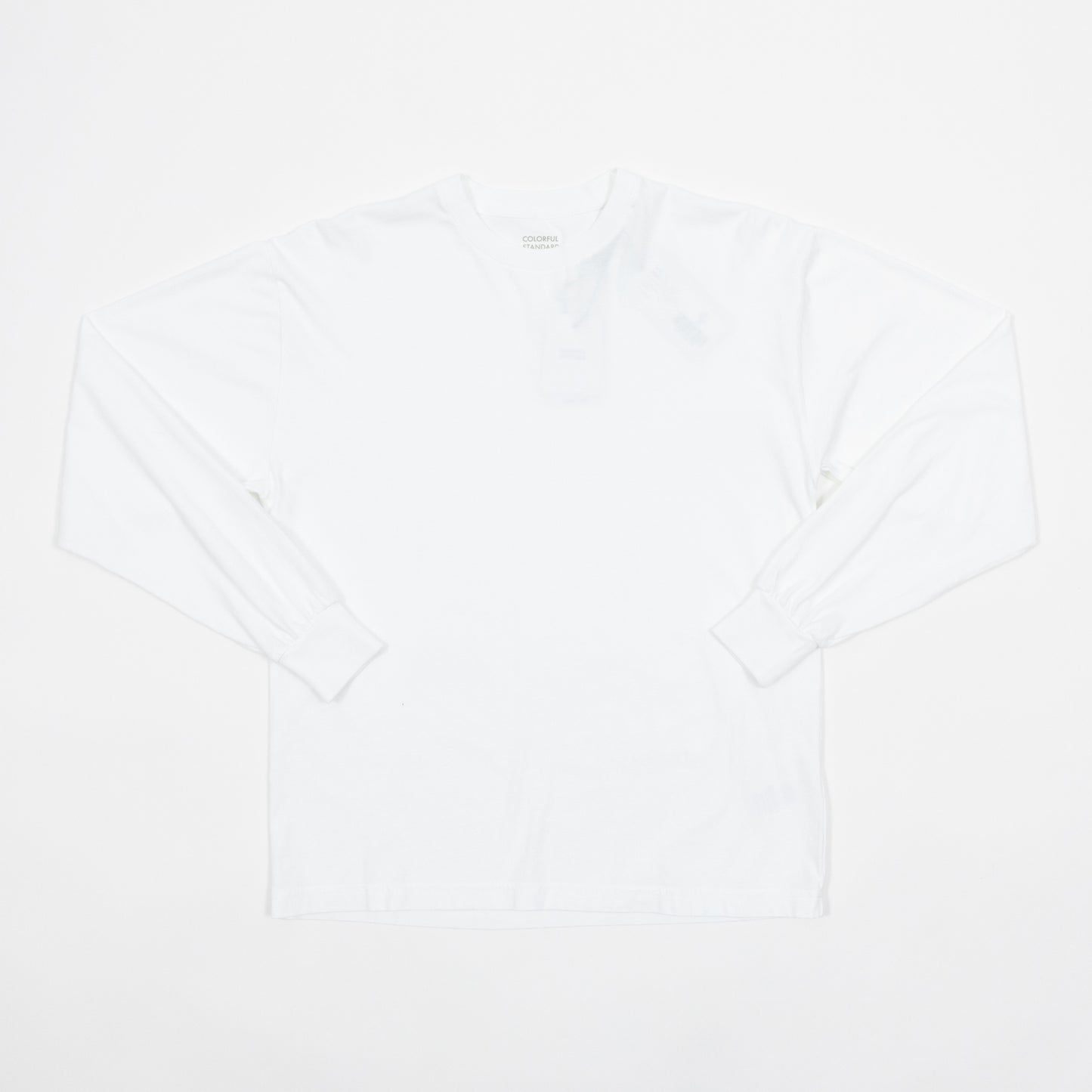 Womens COLORFUL STANDARD Long Sleeve T-Shirt in WHITE