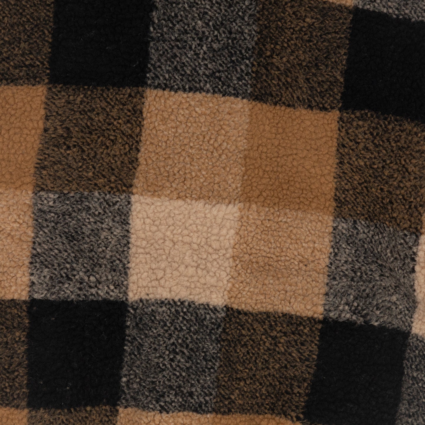 Womens KAVU Loven Check Fleece Jacket in HILLTOP PLAID