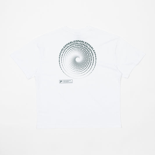 PARLEZ Luna Oversized T-Shirt in WHITE
