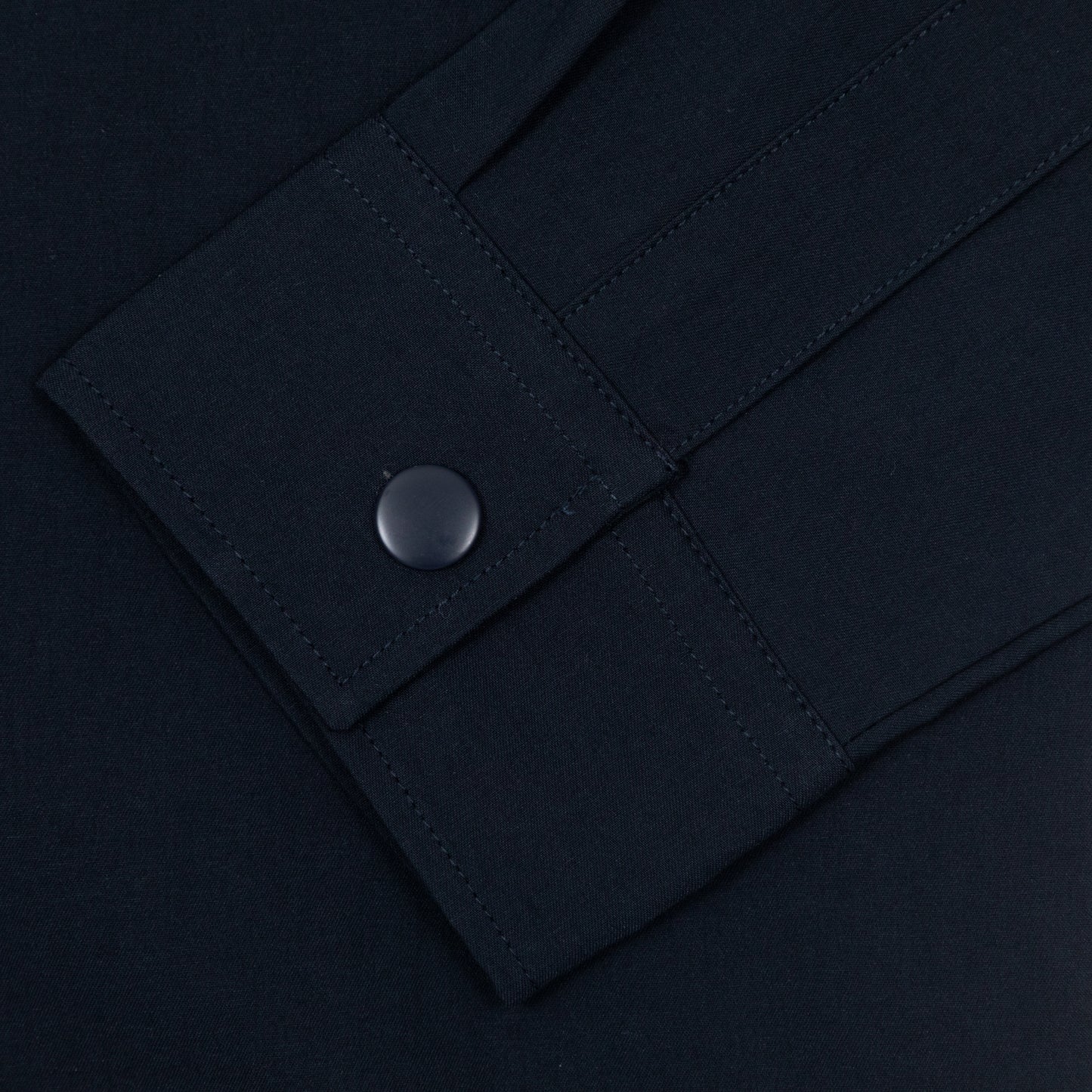 FARAH Lynden Zip Up Overshirt in TRUE NAVY