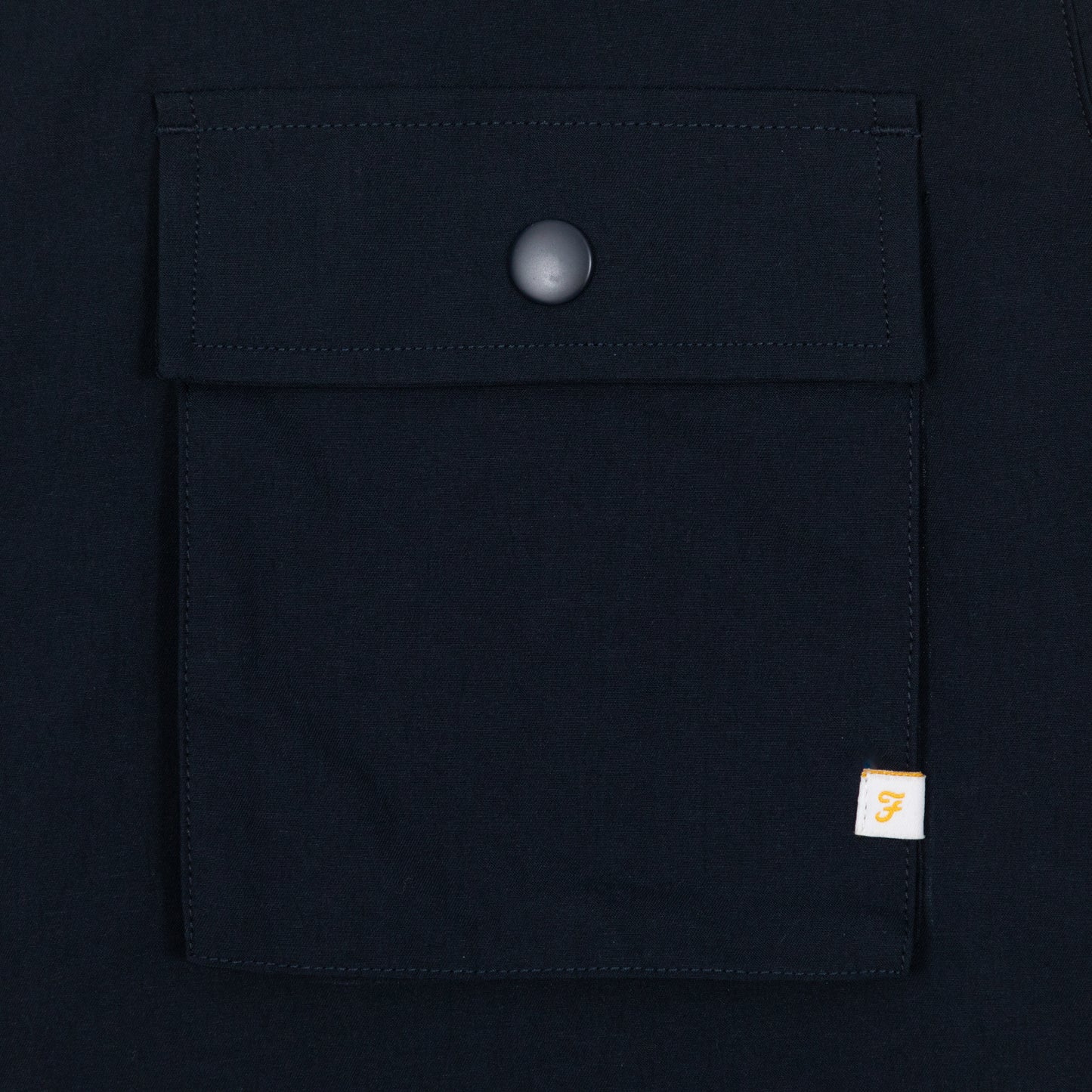 FARAH Lynden Full Zip Jacket in TRUE NAVY