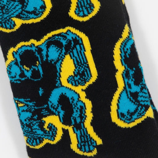 HAPPY SOCKS X MARVEL Black Panther Socks in BLACK
