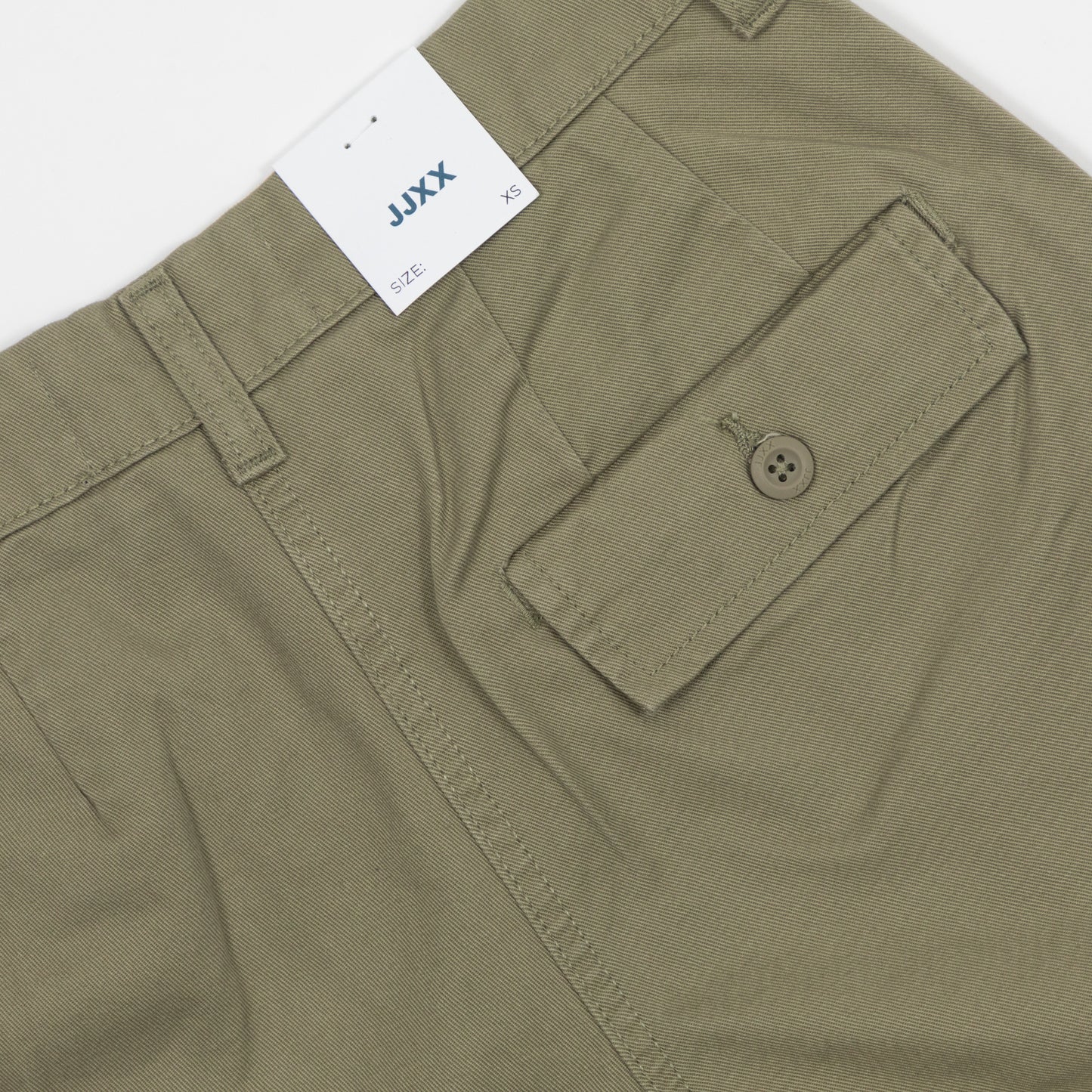 Womens JJXX Maddy Canvas Shorts in GREEN