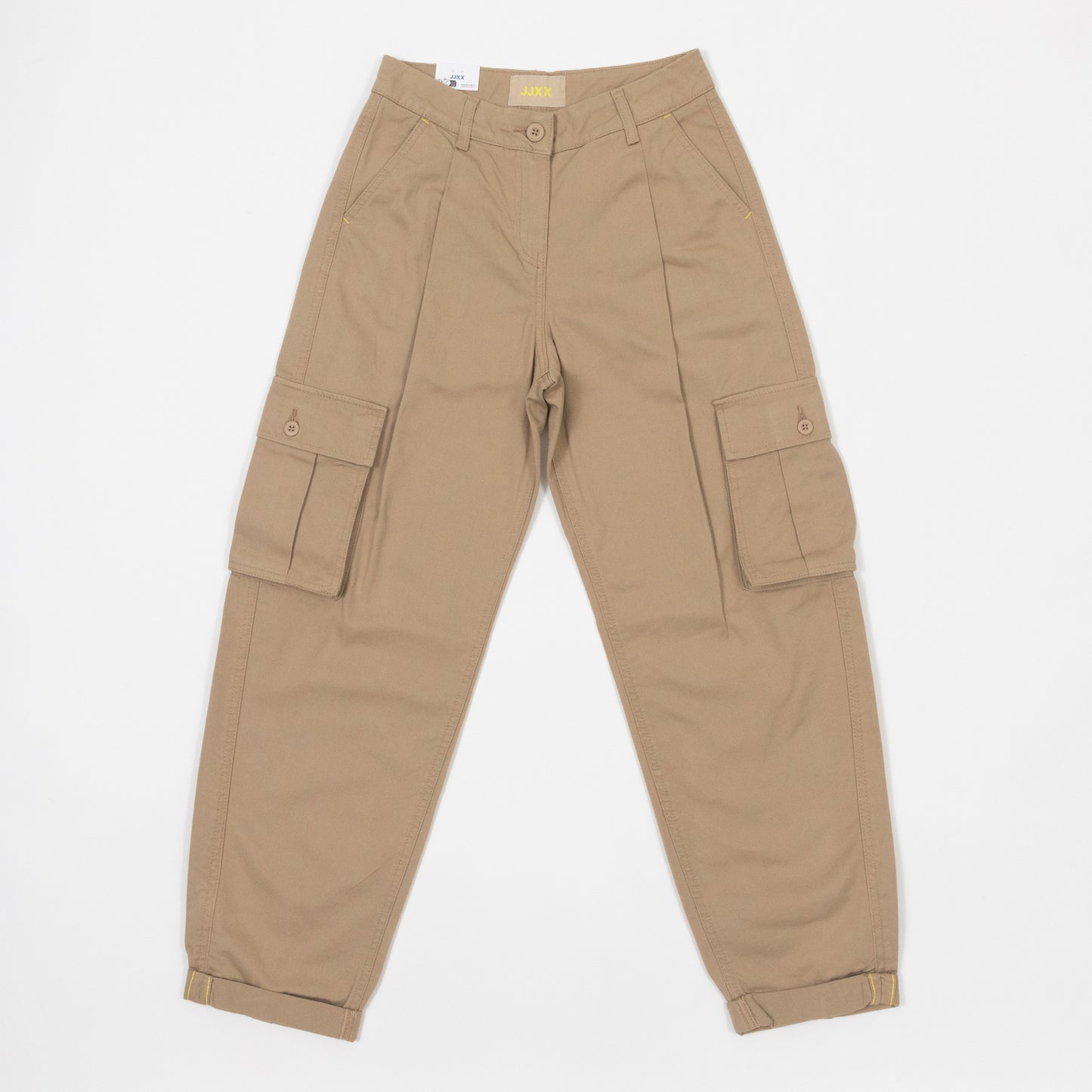 Womens JJXX Maddy Ankle Cargos in BEIGE