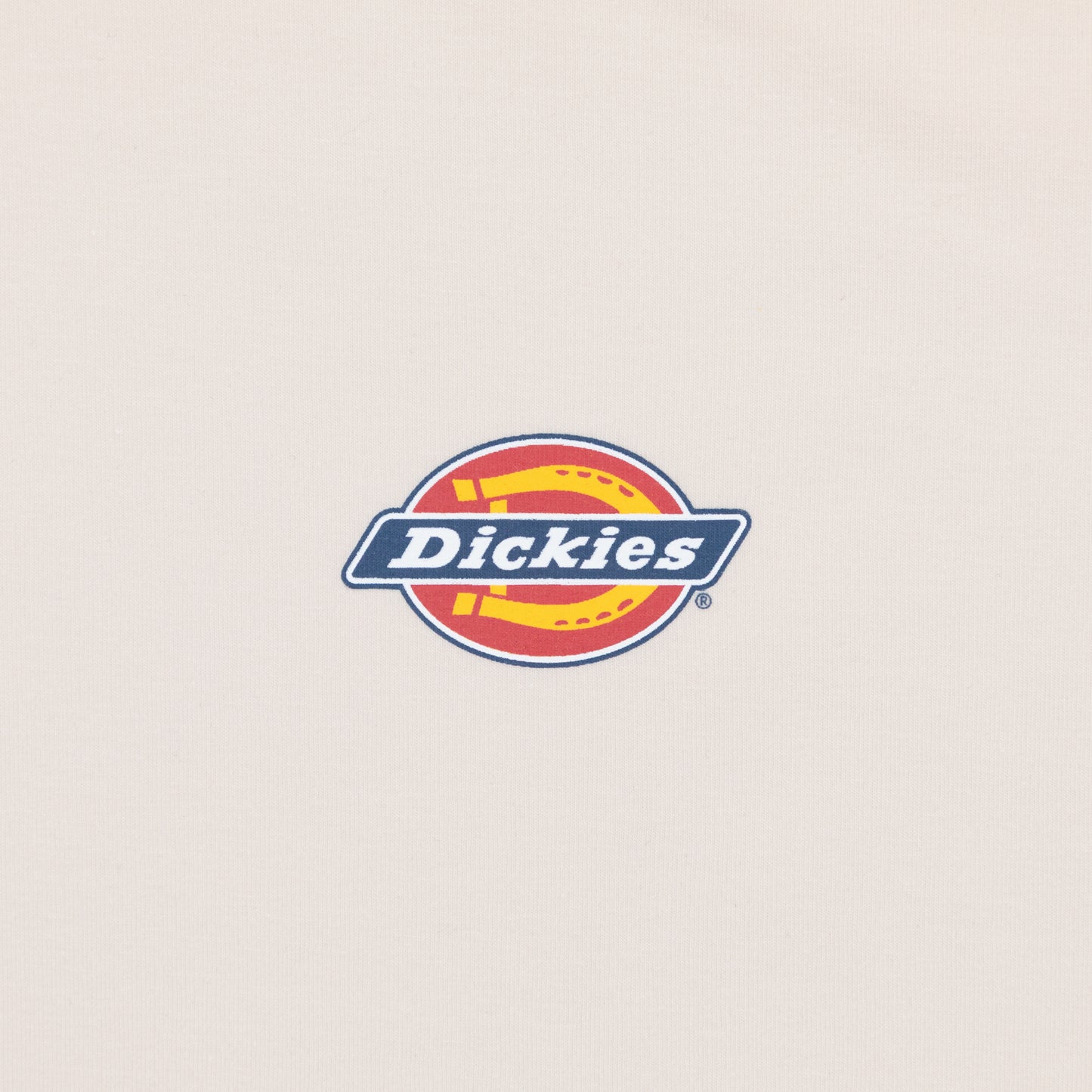 Dickies logo on cream t-shirt