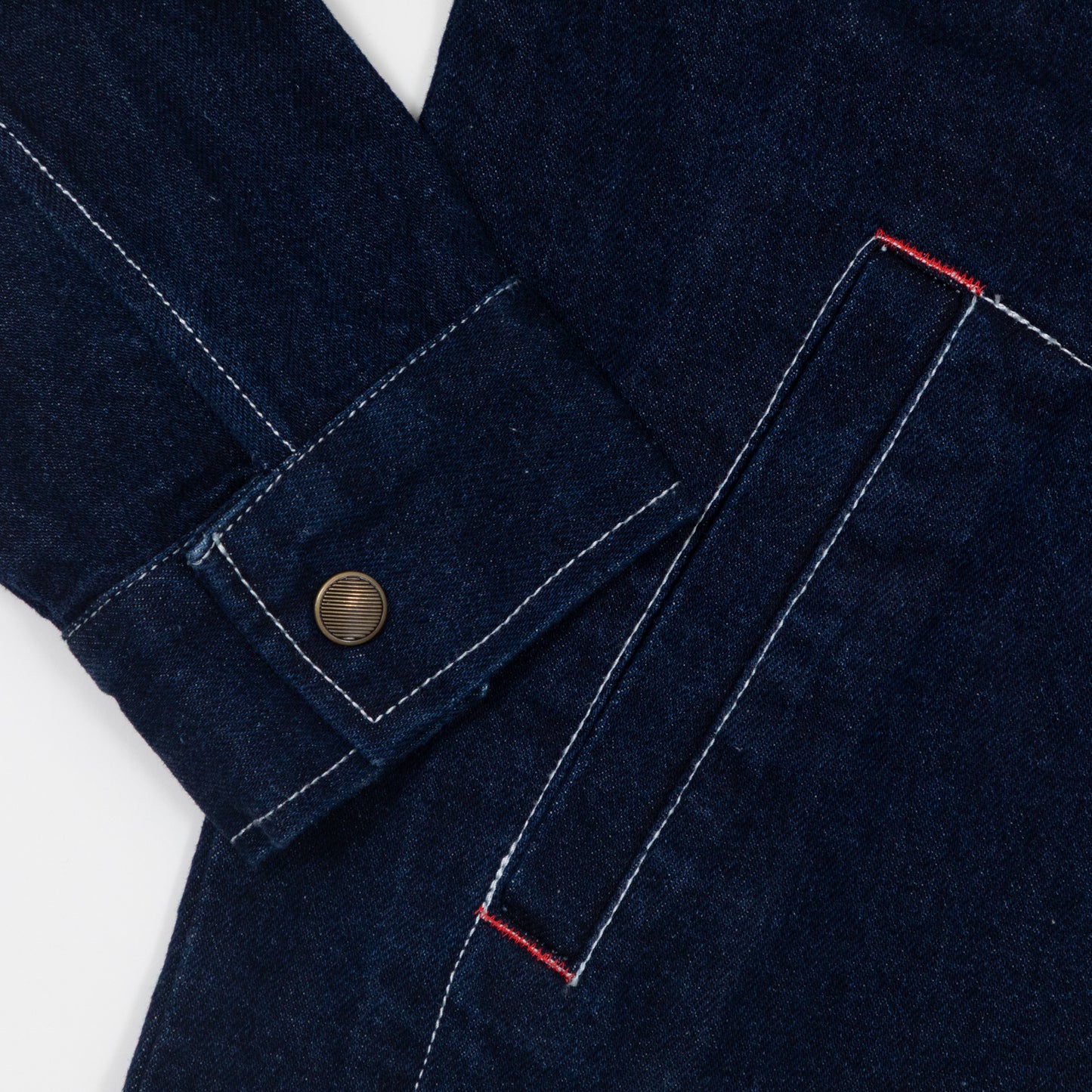 BRIXTON Mechanic Garage Zip Jacket in RINSE DENIM