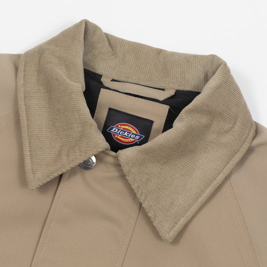 Womens DICKIES Medina Coat in KHAKI