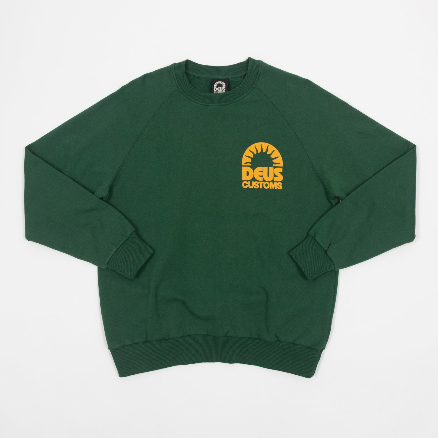 DEUS EX MACHINA Melodies Crew Sweatshirt in GREEN