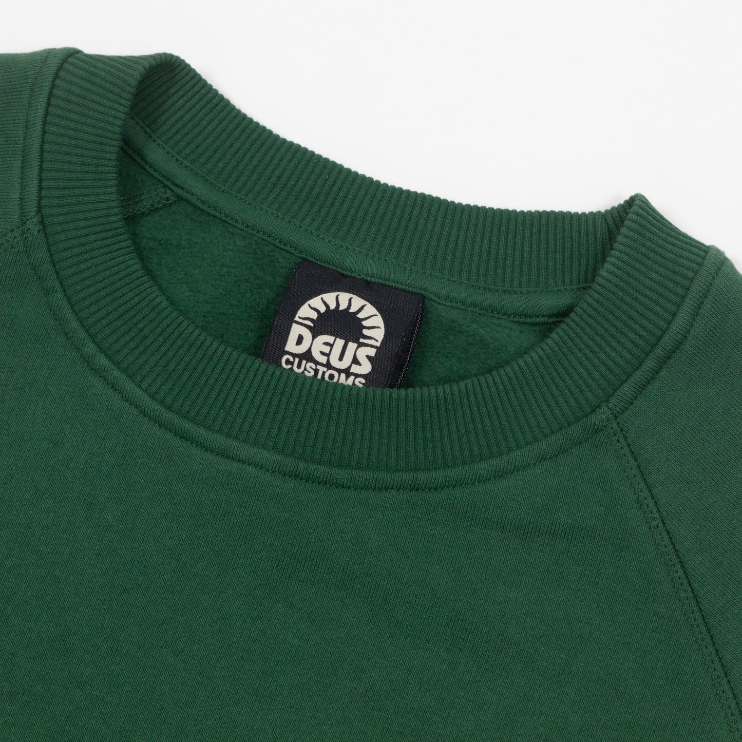 DEUS EX MACHINA Melodies Crew Sweatshirt in GREEN