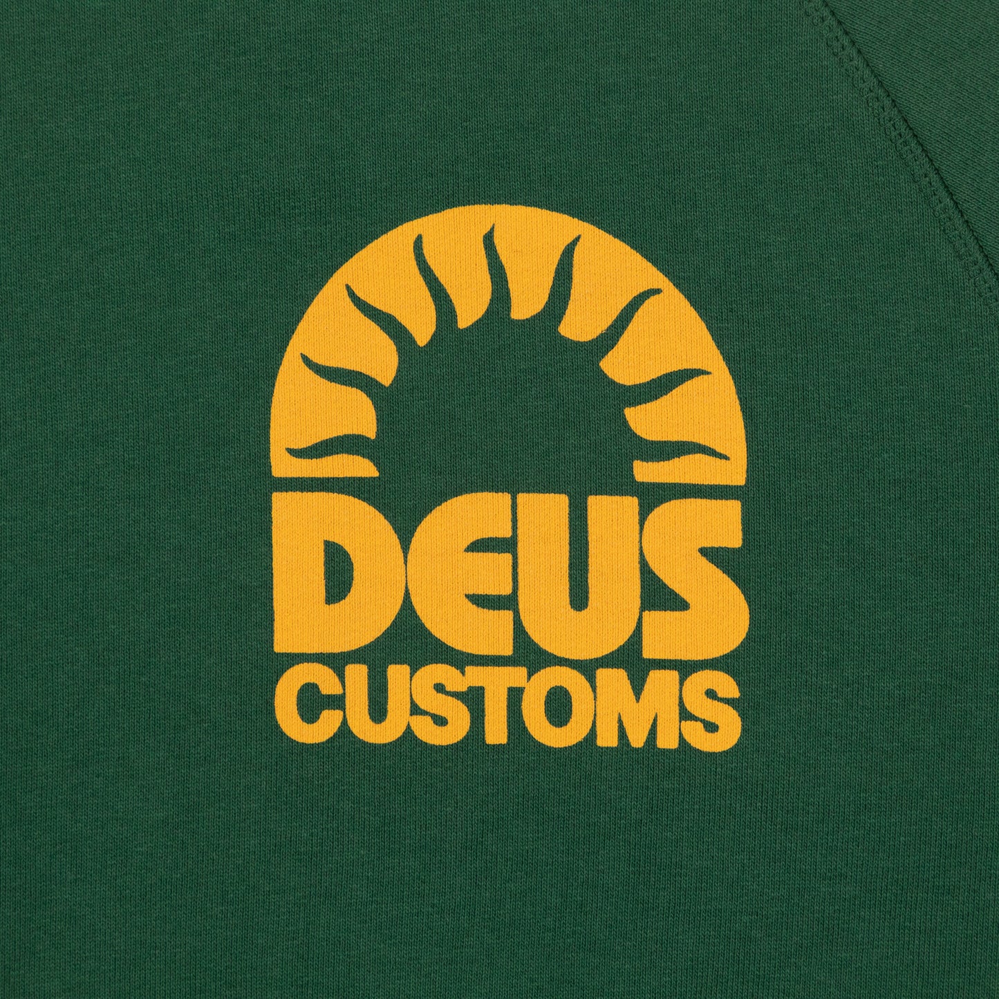 DEUS EX MACHINA Melodies Crew Sweatshirt in GREEN