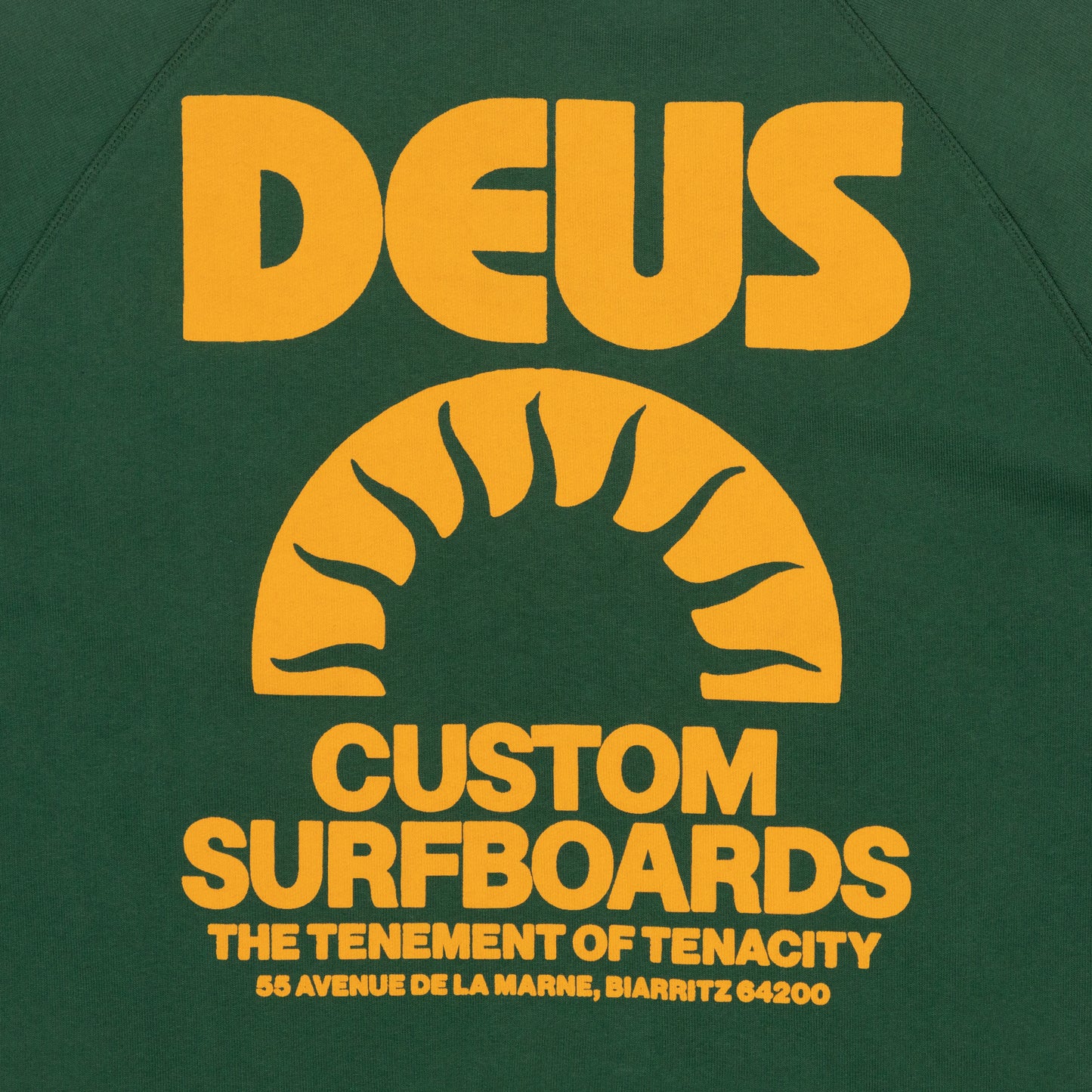 DEUS EX MACHINA Melodies Crew Sweatshirt in GREEN