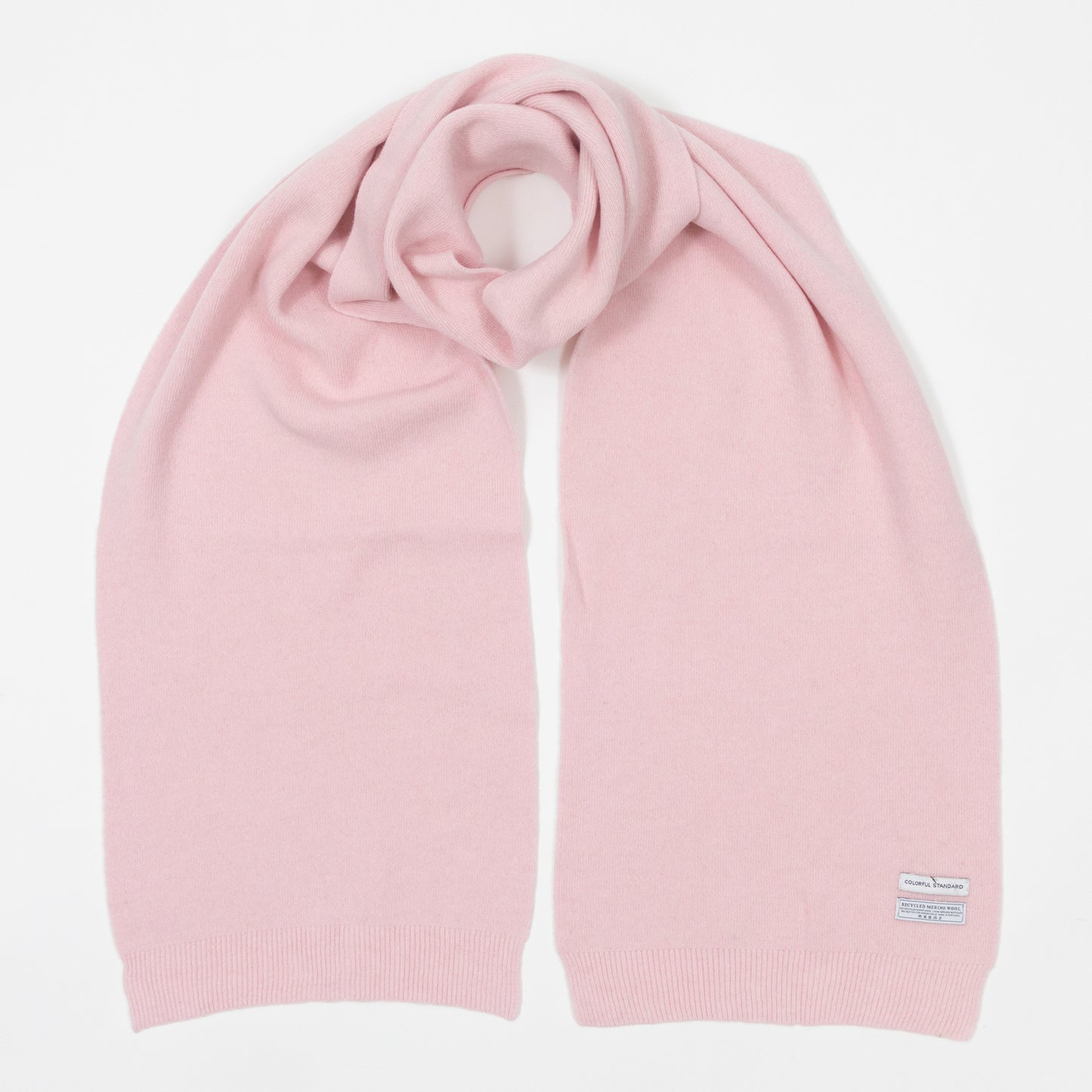 COLORFUL STANDARD Merino Wool Scarf in PINK