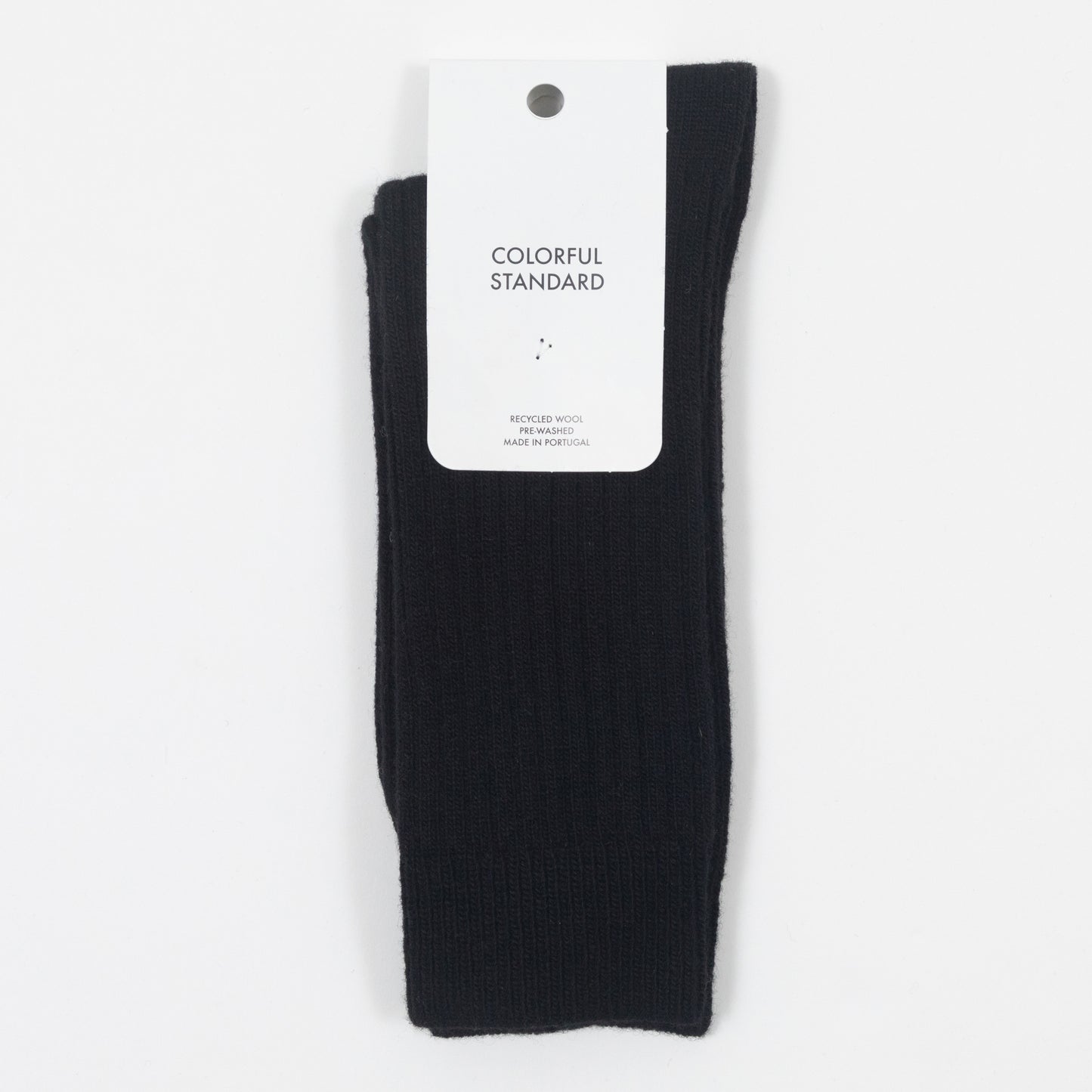 COLORFUL STANDARD Merino Wool Blend Socks in BLACK